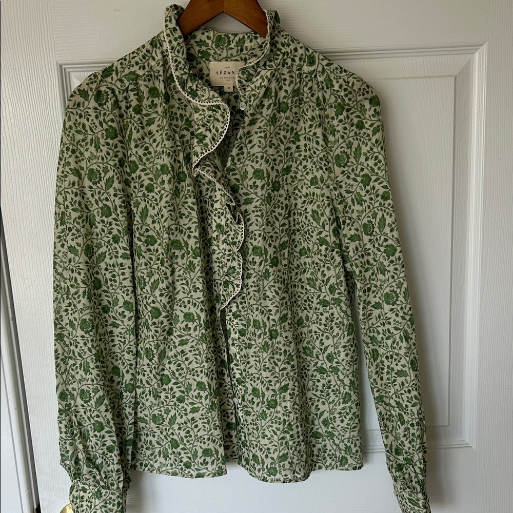 Sézane chlo blouse.